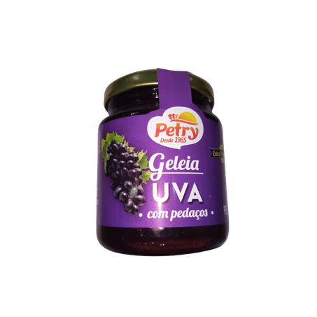 Geleia petry uva c/pedacos 265g