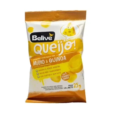 Salg belive queijo milho quinoa 25g