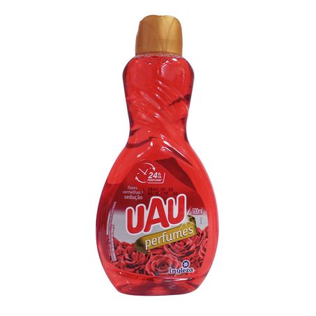 Limpador perfumado uau flores vermelhas e sedução 500ml