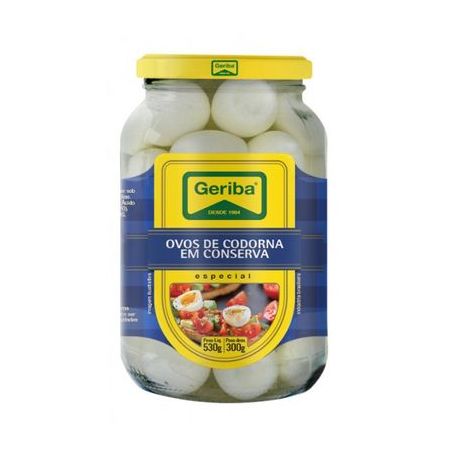 Ovos Codorna Conserva Geriba 300G