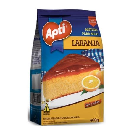 Mistura Bolo Apti 400g Laranja