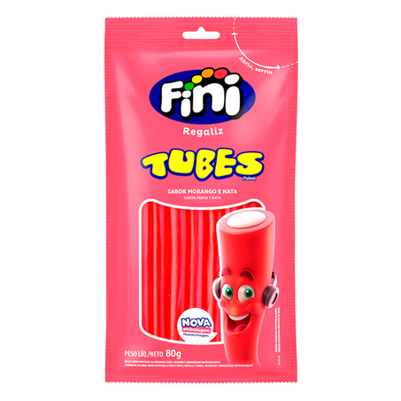 BALA REGALIZ MORANGO FINI TUBES