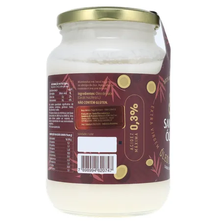 Oleo coco santo oleo extra virgem 500ml 360-28