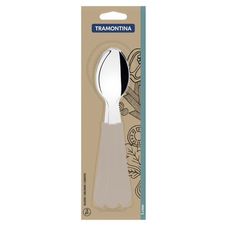 Bazar tramontina cj leme colher mesa inox 12un