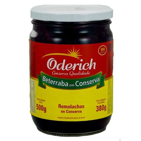 BETERRABA ODERICH VIDRO 380G