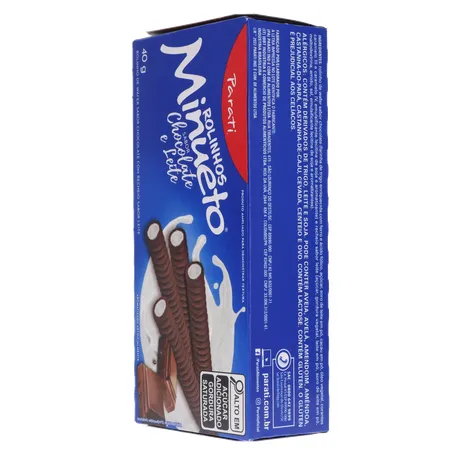 Wafer Parati Rolinho Chocolate e Leite 40g 360-23