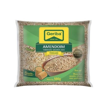 Amendoim Geriba torrado granulado 500g