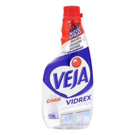 LIMPA-VIDRO LÍQUIDO CRISTAL VEJA VIDREX