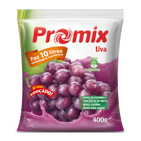 Refresco Promix Uva Pacote 400G 