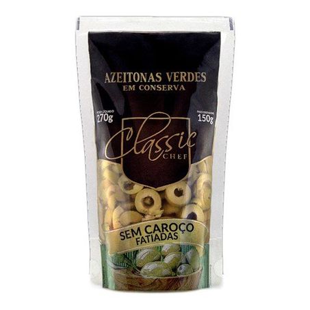 AZEITONA SEM CAROÇO FATIADO CLASSIC CHEF