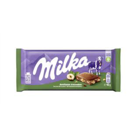 CHOCOLATE MILKA 95G WHOLE HAZELNUT