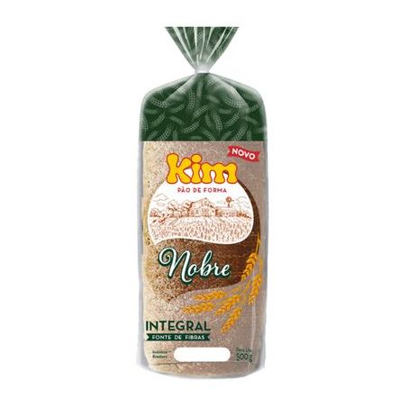 Pão de Forma Kim Nobre Integral 500G