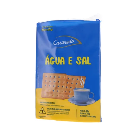 Biscoito água e sal casaredo pacote 700g 360-1