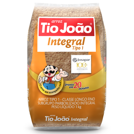 ARROZ TIO JOÃO INTEGRAL 1KG