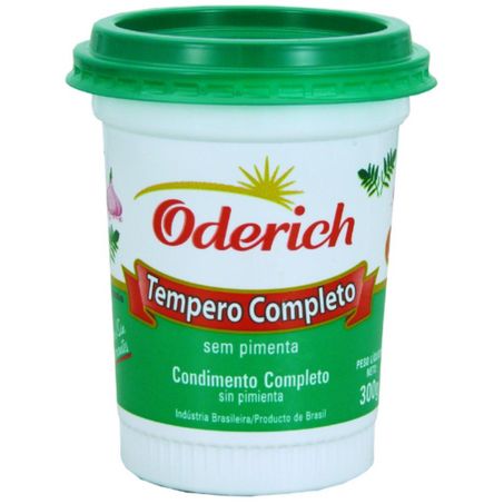 Tempero pote oderich 300g s/pimenta