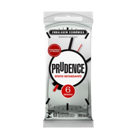 Preservativo prudence c/6 efeito retarda