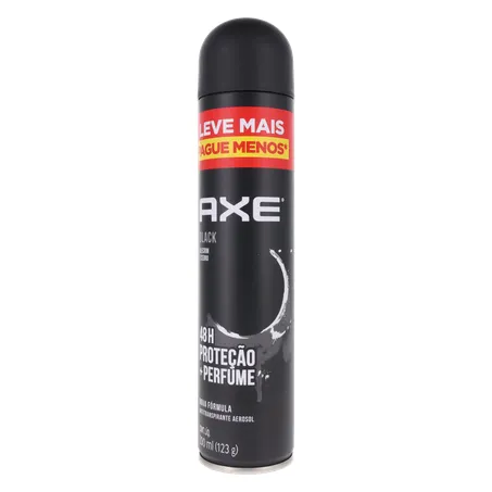 Desodorante Axe black 200ml 360-1