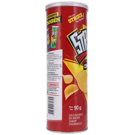 SALGADINHO BATATA STRIKE CHURRASCO POTE 90G 360-29