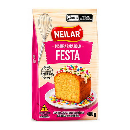 MISTURA BOLO NEILAR FESTA 400G