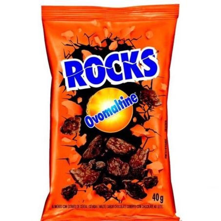 CHOCOLATE ROCKS C/FLOCOS CROCANTES OVOMALTINE 40G