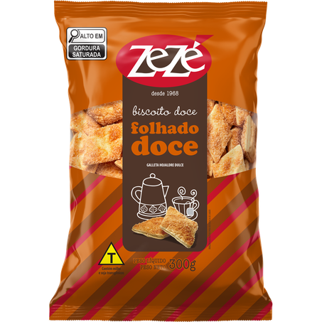 Bisc zeze 300g folhado doce