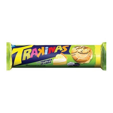 Biscoito Trakinas Rech Tortinha Limao 126 G 21586