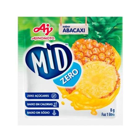 Suco mid zero abacaxi 8g