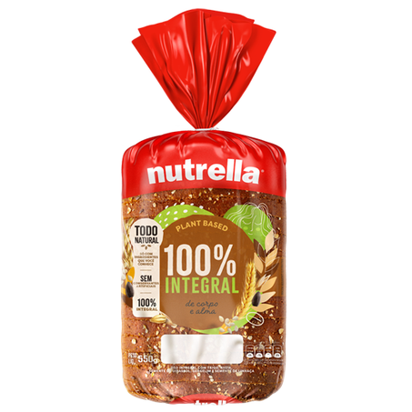Pao nutrella supreme 100p integral 450g