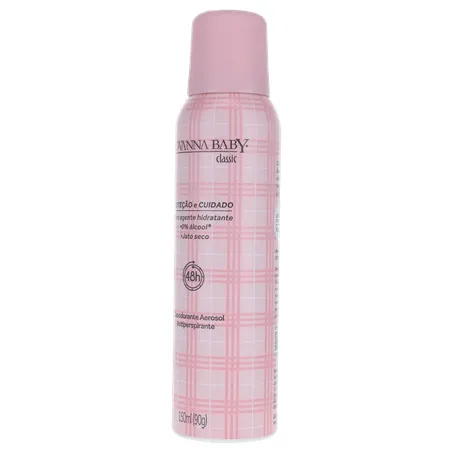 Desodorante giovanna baby classic feminino aerossol 150ml 360-4