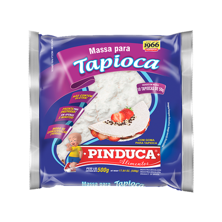 Massa Tapioca Pinduca 500g 
 