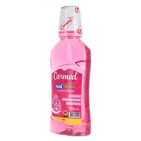 Enxaguante Bucal Infantil Carmed Fini Beijos 250ml 360-3