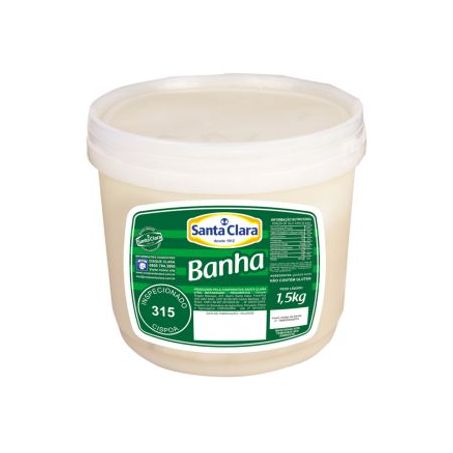 Banha Santa Clara Balde 1.50KG
