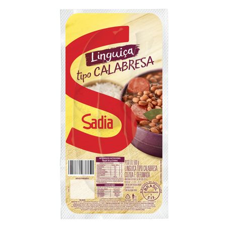 Linguiça Calabresa Cozida e Defumada Sadia