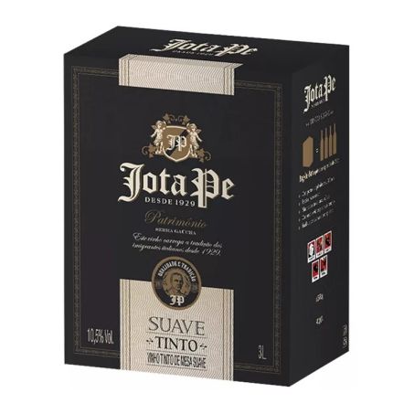 Vinho Tinto Jota Pe Suave Embalagem 3LT