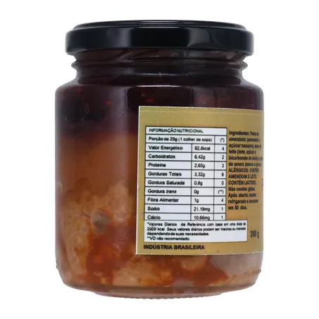 Pasta amendoim hubner leite/ amora 310g 360-24