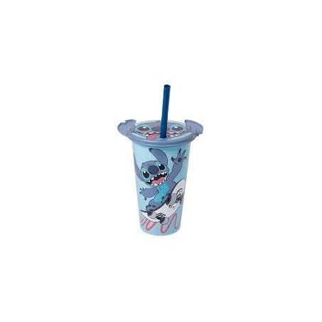 Copo plasutil 500ml refri stitch c/ tamp