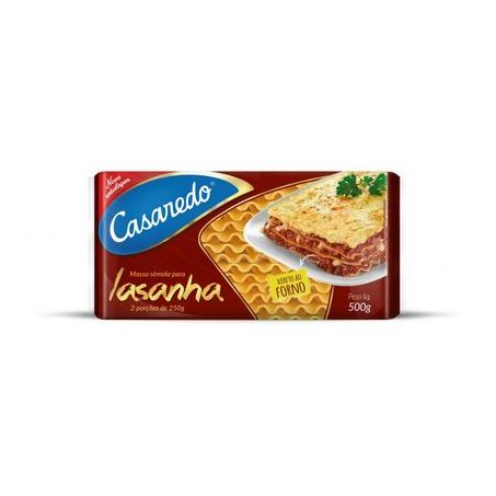 MASSA SEMOLA LASANHA CASAREDO 500G