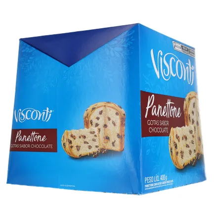 Panettone Visconti Chocolate Caixa 400gr 360-30