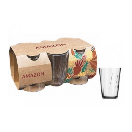 Conjunto de copo nadir amazon com 6 190ml