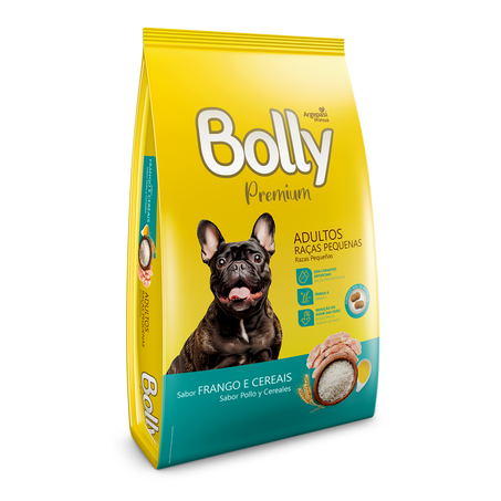 ALIMENTO PARA CÃES BOLLY PREMIUM RAÇAS PEQUENAS FRANGO/CEREAIS 1KG