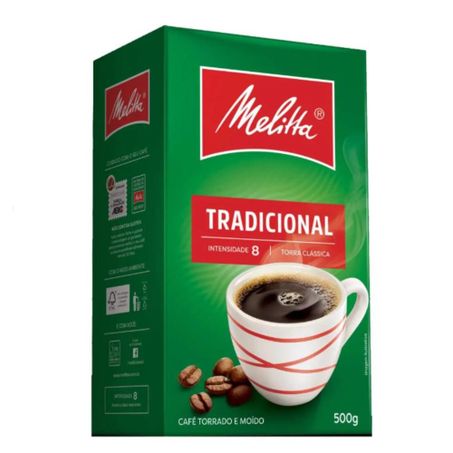 Cafe melitta vacuo 500g tradicional