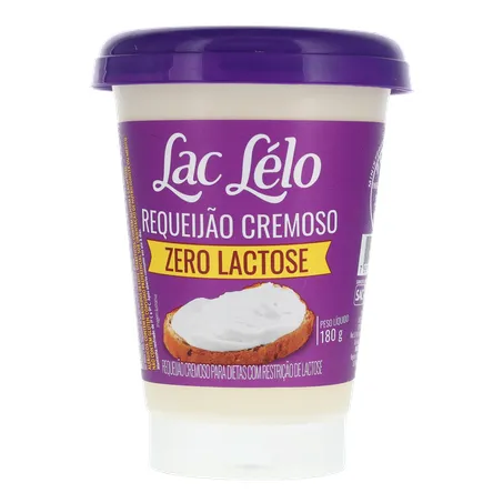 Requeijão Cremoso Lac Lelo Zero Lactose Copo 200G 360-1