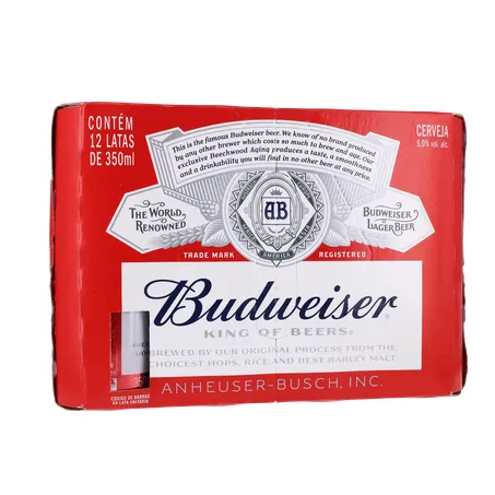 Cerveja budweiser 350ml c/12 und 360-35