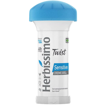 Desodorante creme herbíssimo sensitive 45g