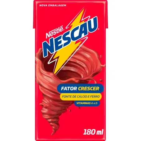 Bebida láctea nescau caixa 180ml