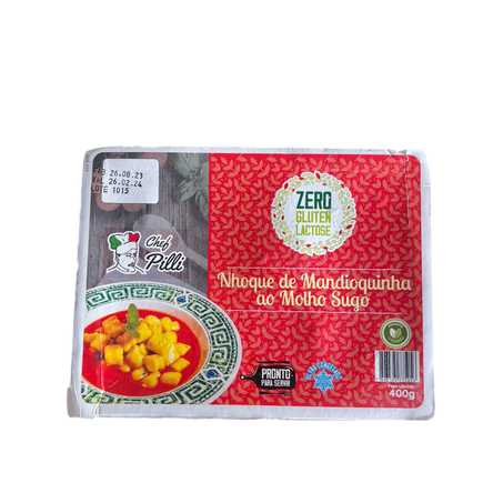 Nhoque Chef Pilli Mandioquinha ao Sugo 400g