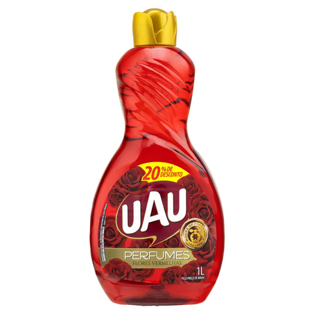 Limpador Perfumado Uau 1 Litro - Flores Vermelhas & Sedução - Com 20% de Desconto