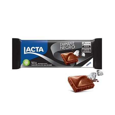 BARRA DE CHOCOLATE LACTA DIAMANTE NEGRO 50.1G    