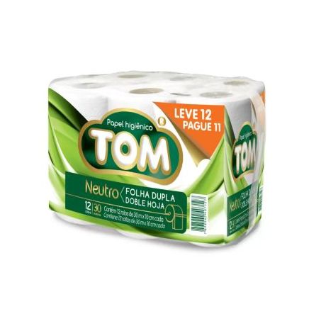 Papel hig.tom f.d.30mt c 12