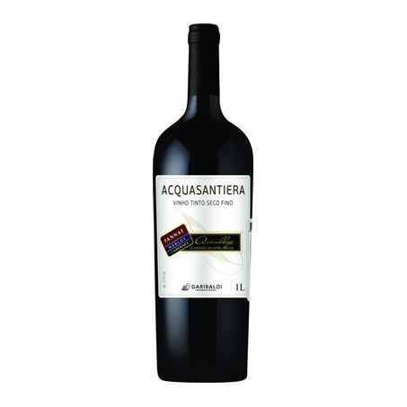 Vinho tinto nacional acquasantiera seco 1l